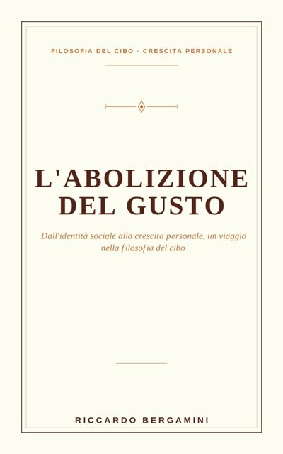 L'Abolizione del Gusto